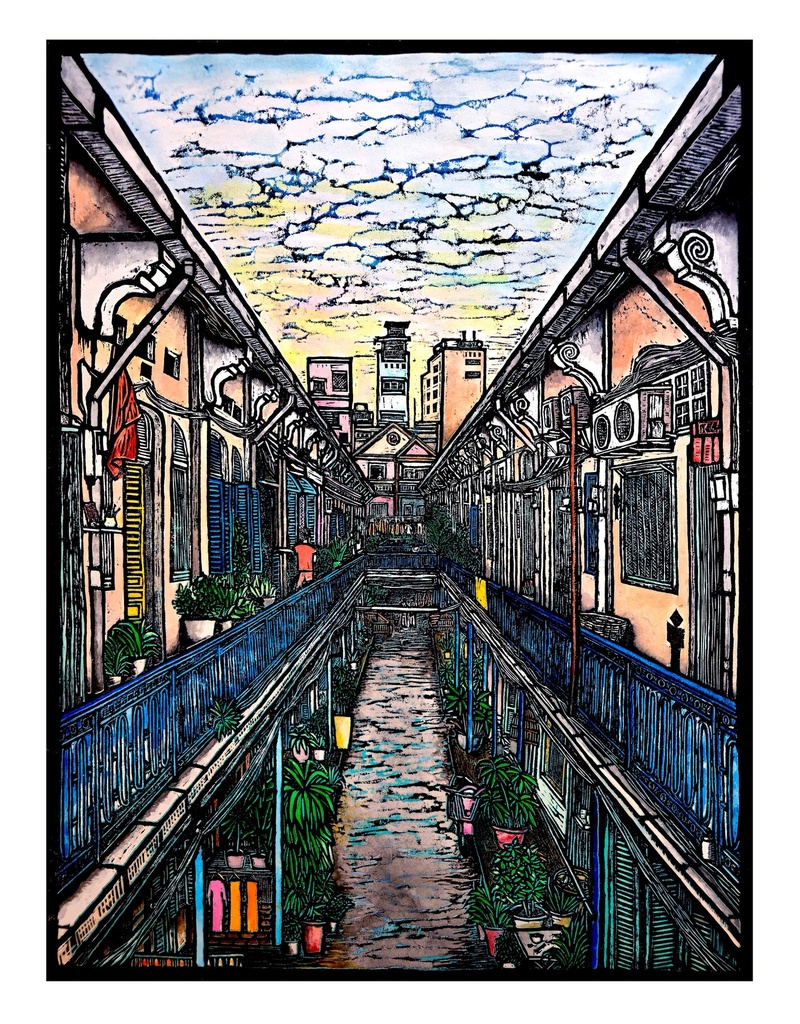 [DGA30004] Tranh 'Hào Sỹ Phường'