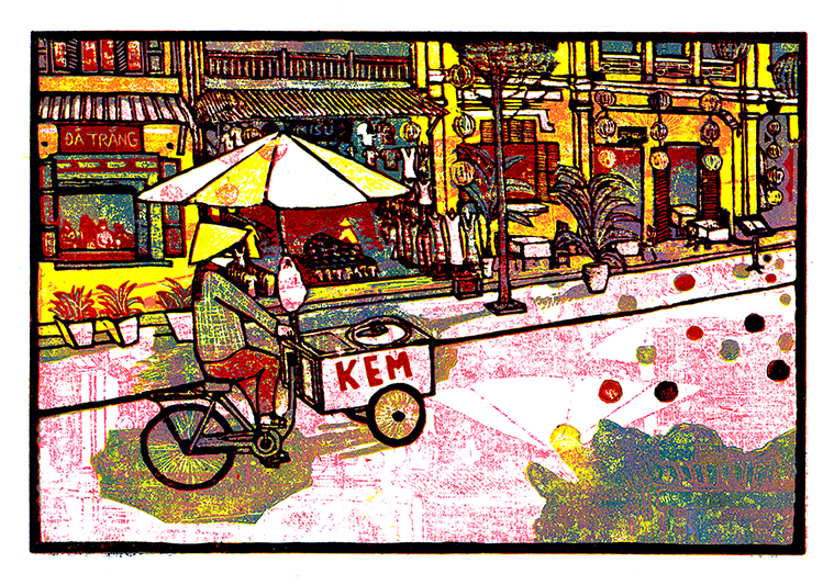 [DGA40005] 'Kem Lady' Ice Cream Seller, Hoi An