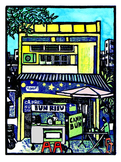 [DGA50005] Tranh 'Bun Rieu'