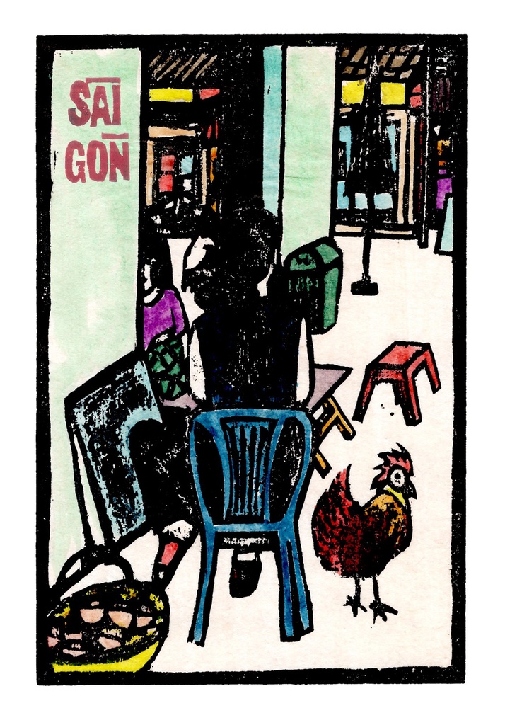 Tranh 'Cô Gà Trống'