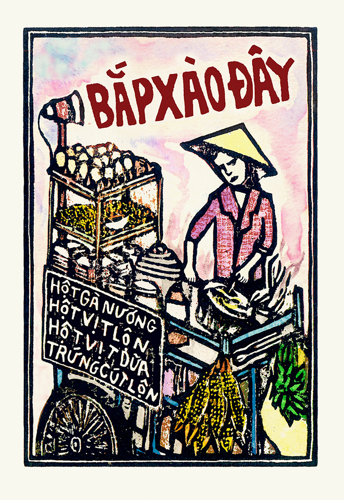 [DGA50021] 'Bắp Xào Đây' Fried Corn Seller, Saigon