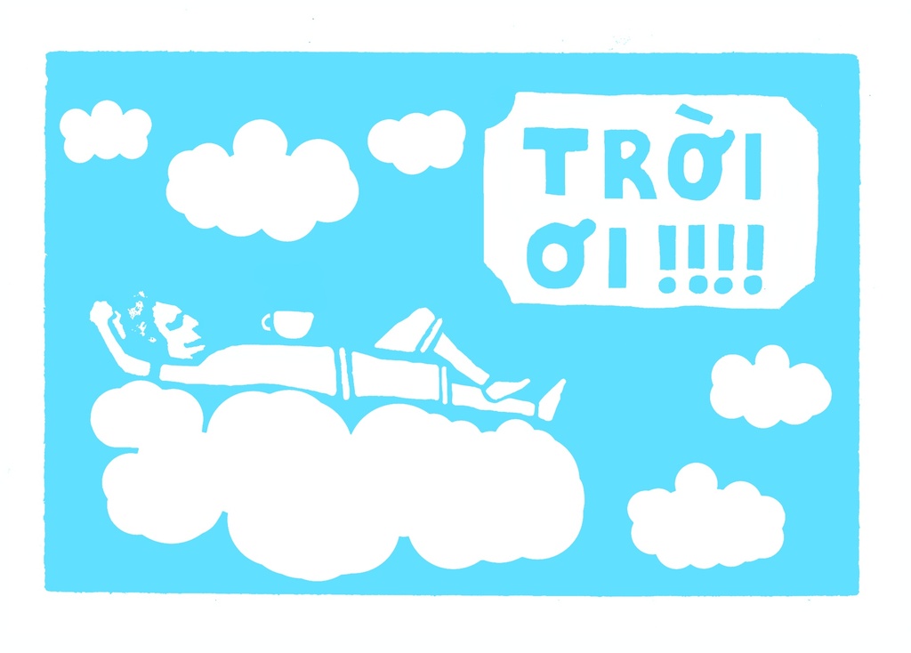 [DGA50027] Tranh 'Trời Ơi'