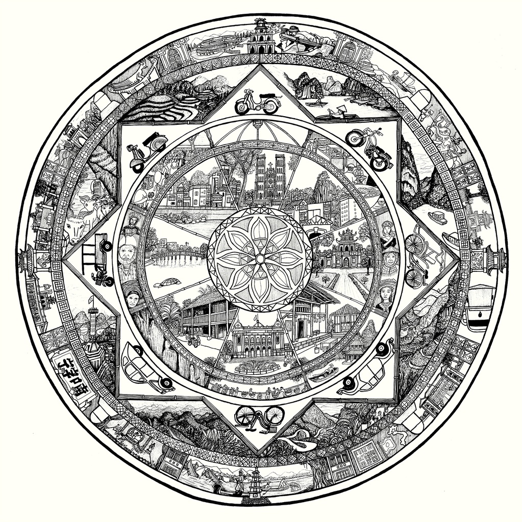 [ILB0002] Tranh - TĐ Dong Son VN