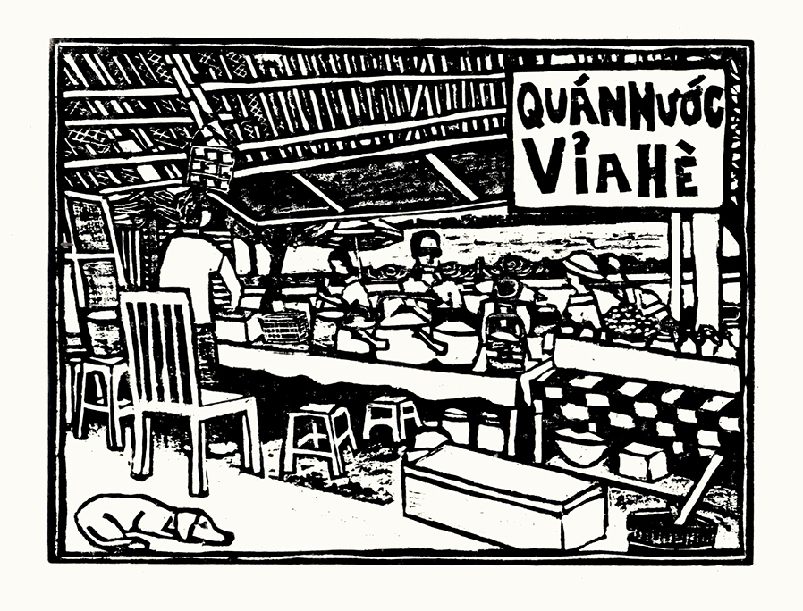 [WBA4015] 'Quan Nuoc Via He' A place to drink on the pavement, Hanoi