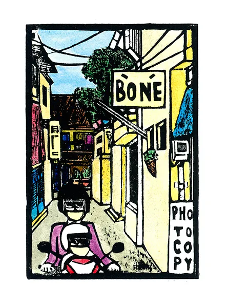 [DGA50004] Tranh 'Bo Ne' (Color)