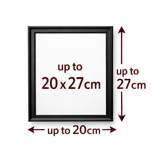 [FR001B] Sleek Black Frame 20x27cm