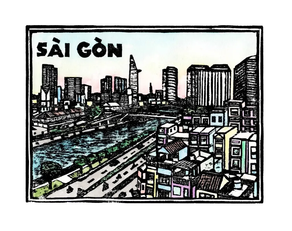 [WCA5026] Saigon Cityscape - A/P 'artist proof'