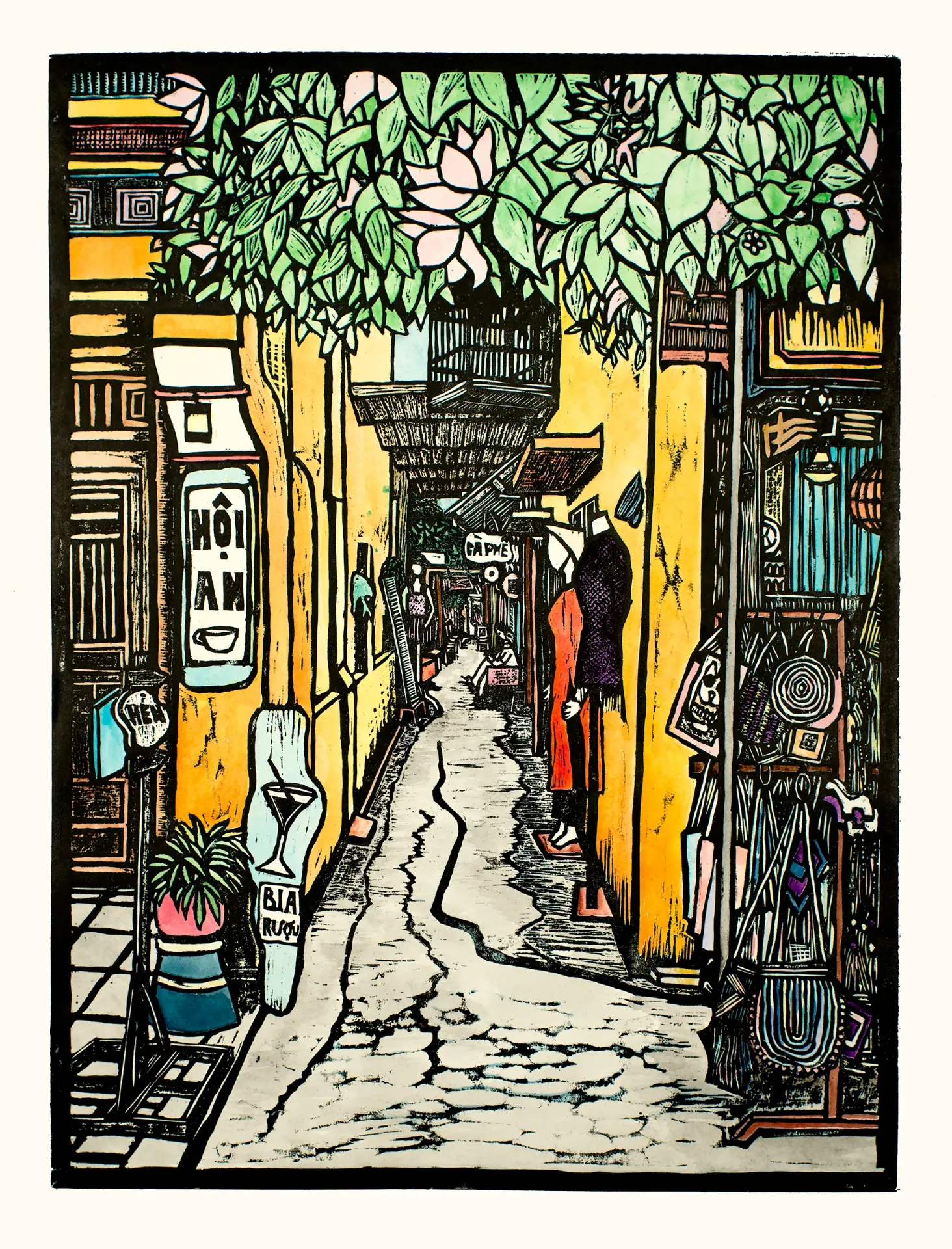 Artist's Alley - Oil + Water reduction